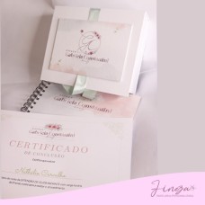 Kit Curso ( Apostila Capa dura + Caixa 18,5x15x5cm  + Certificado)