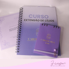 Kit Curso (Bloco A6 + Apostila Capa dura + Sacola G + Certificado)