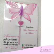 Card com Escovinha de Cílios e Sobrancelhas KIT COM 10 UNIDADES